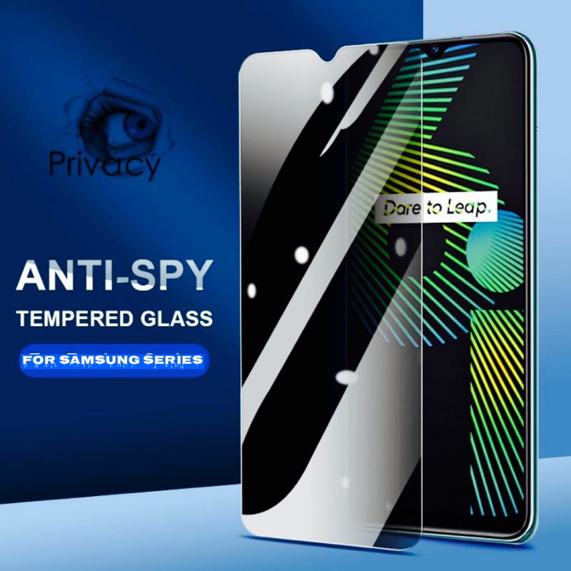 Tempered Glass Anti Spy Samsung A04 A04E A04S A03 A03S A03 CORE A02 A02S A01 A01 CORE A10 A10S A20 A20S Tempered Glass Anti Spy / Anti Gores Spy / Anti Spy / Anti Peeping / Anti Intip / Anti Gores Hitam