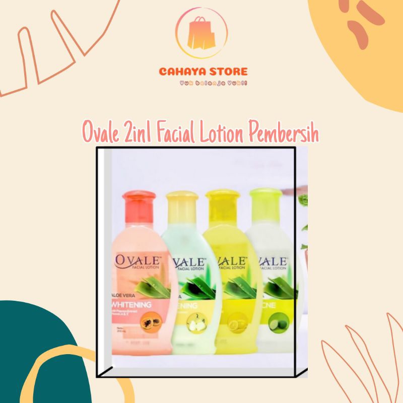OVALE 2In1 Facial Lotion Micellar Water 60ML/Pembersih Wajah BPOM