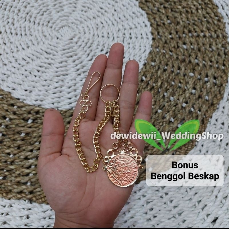 [Set Couple] Baju Prewed / Baju Adat Jawa || Hewes Hijau - Motif Lereng Canting