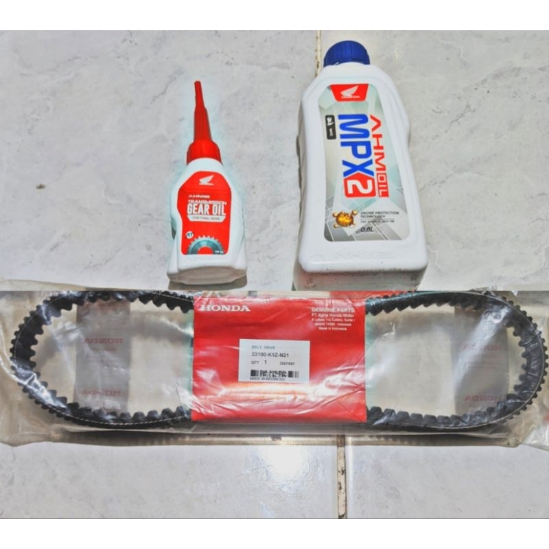 PAKET VBELT AHM K1Z + Oli MPX2 Matic Oli Gardan AHM Honda PCX/ADV 160 NEW pcx160 new cbs pcx 160 cc 
