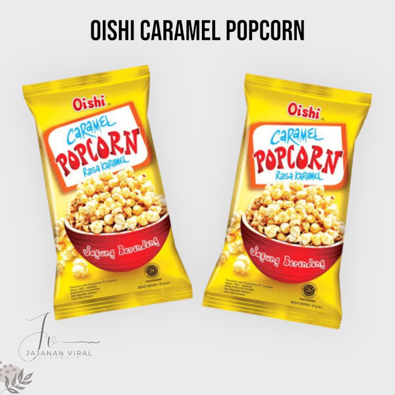 

Oishi Pop Corn Rasa Karamel Jagung Berondong Renceng 10Pcs 20Gram