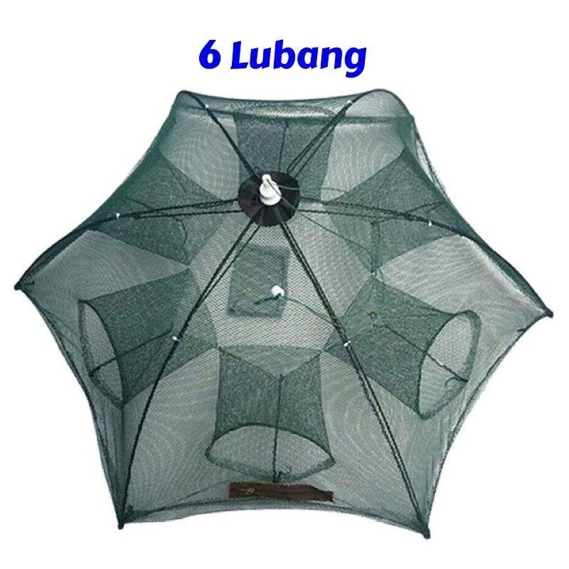 Bubu Jaring Perangkap Udang & Ikan (6 Lubang)