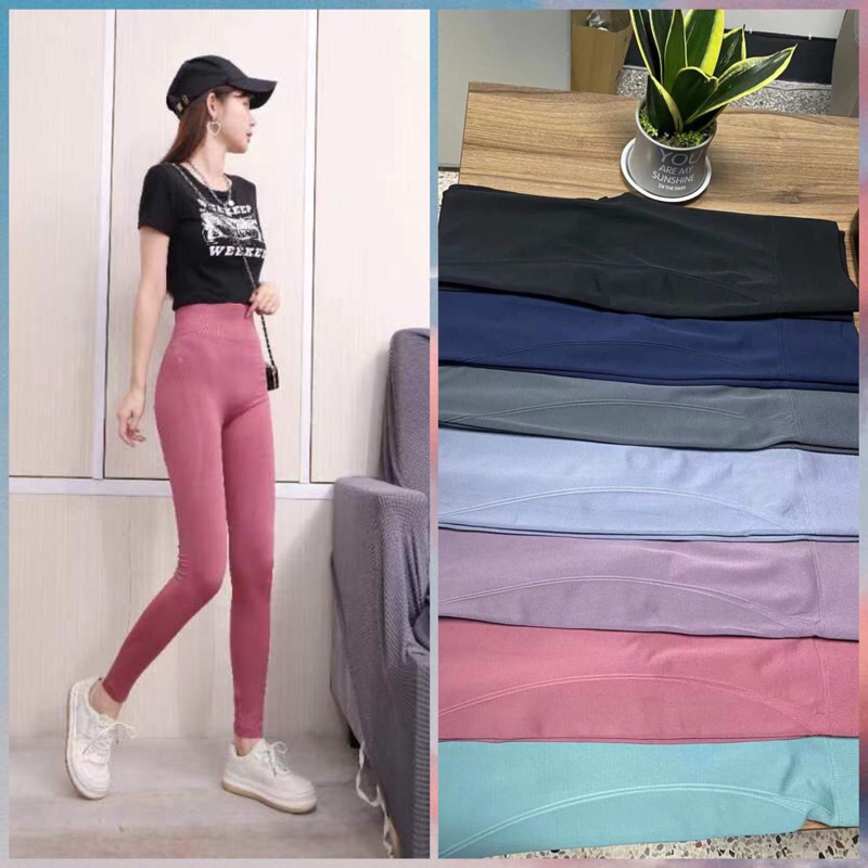 LEGGING YOGA SPORT OLAHRAGA IMPORT HIGHWAIST / LEGING SENAM / LEJING AEROBIC GYM ZUMBA