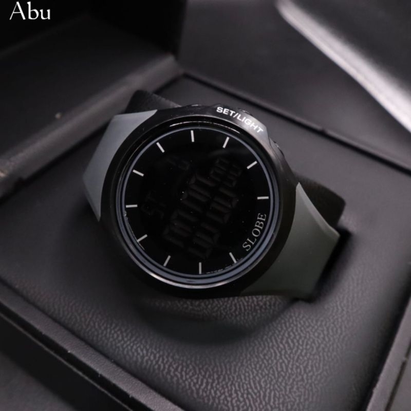 Jam Tangan Digital Pria Original SLOBE Water resistant/Jam Tangan Cowok Sporty Keren Kekinian