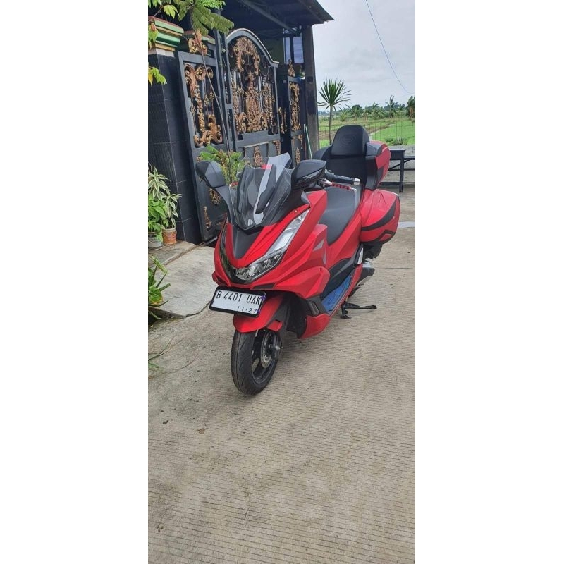 Mask Depan Windshield Fisor Honda PCX 160 Model Forza Terbaru ujung