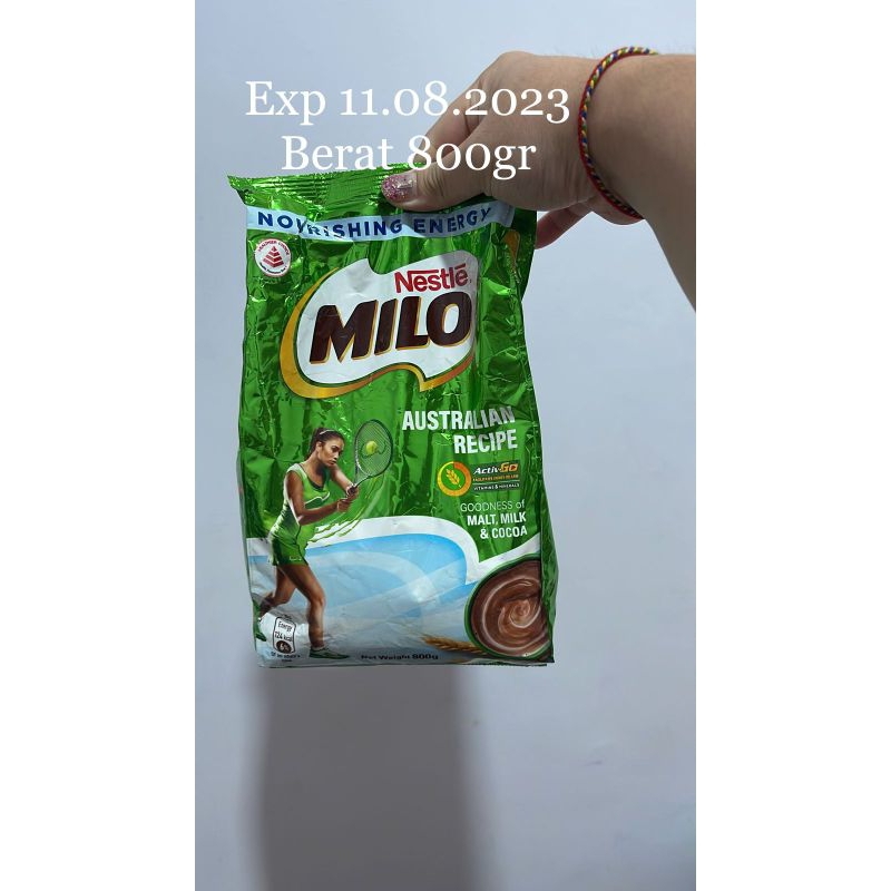 

Imp Milo Australian Recipe Refill 800gram Rekomen