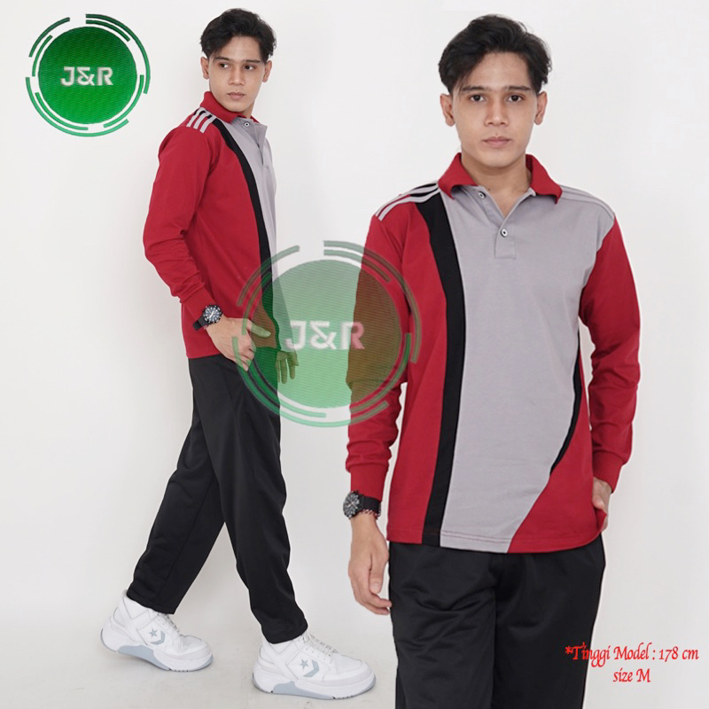 Baju Olahraga Wanita / Kaos Olahraga Cewe / Baju Senam Cewe Cowo lengan panjang