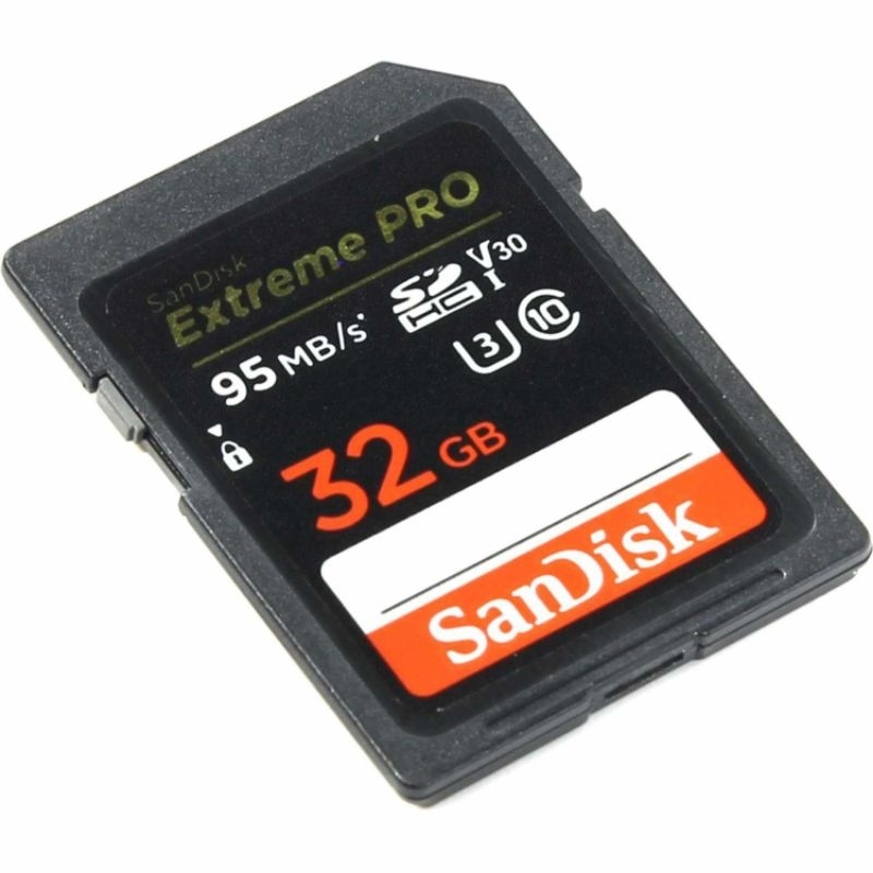 SanDisk Extreme Pro 32GB SDHC/SDXC Card UHS-I U3 Class 10 (95MB/s) - SDSDXXG