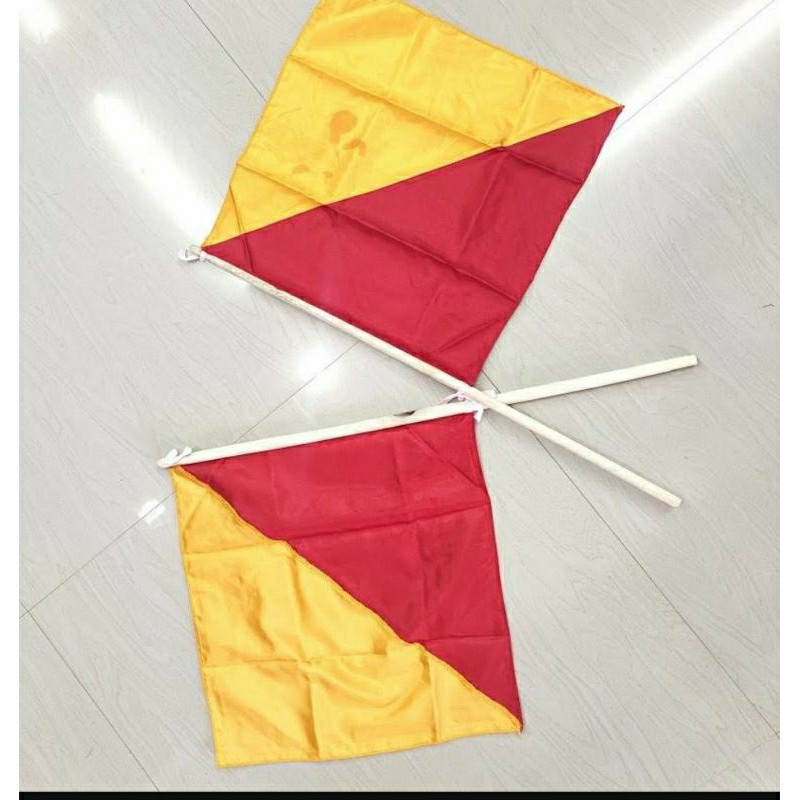 Bendera Semaphore HW Semapore Simapur Pramuka