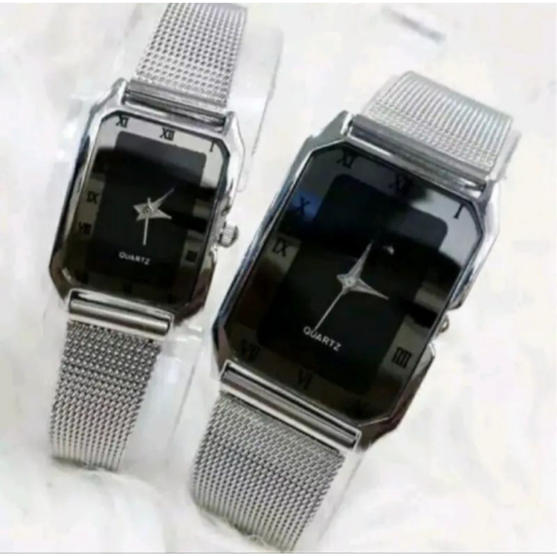 (Terima Cod)Jam Tangan Couple ZK Sergi Strap Pasir(Dikirim Jakarta)