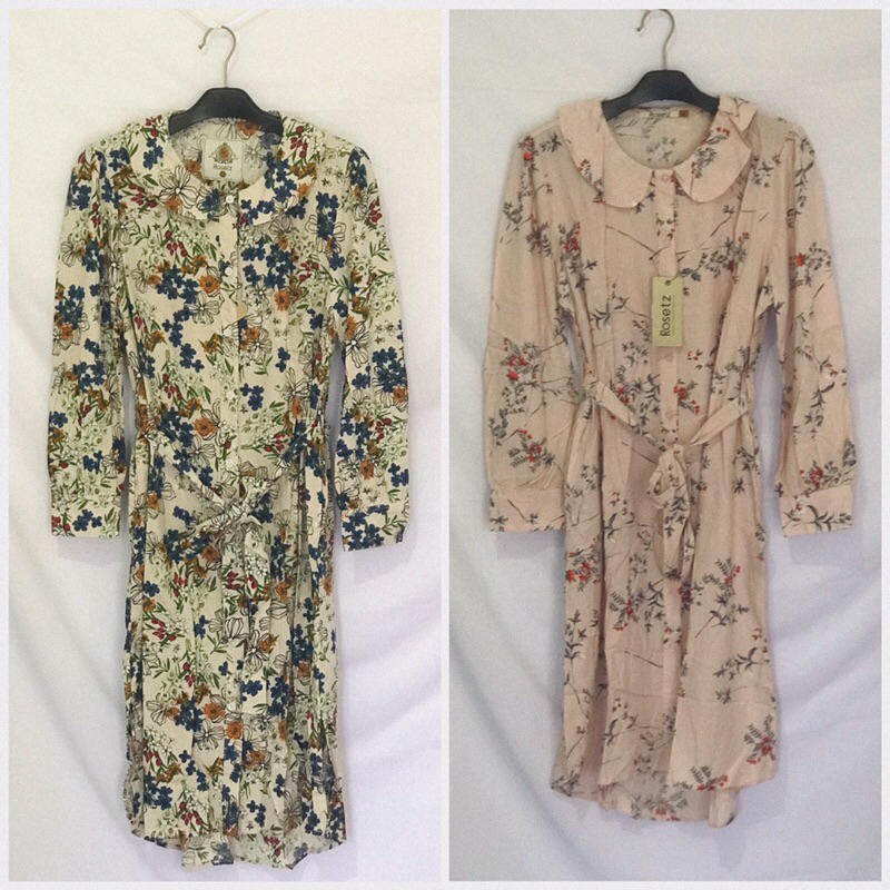 Le Rosetz Tunik Rayon Print Uk M