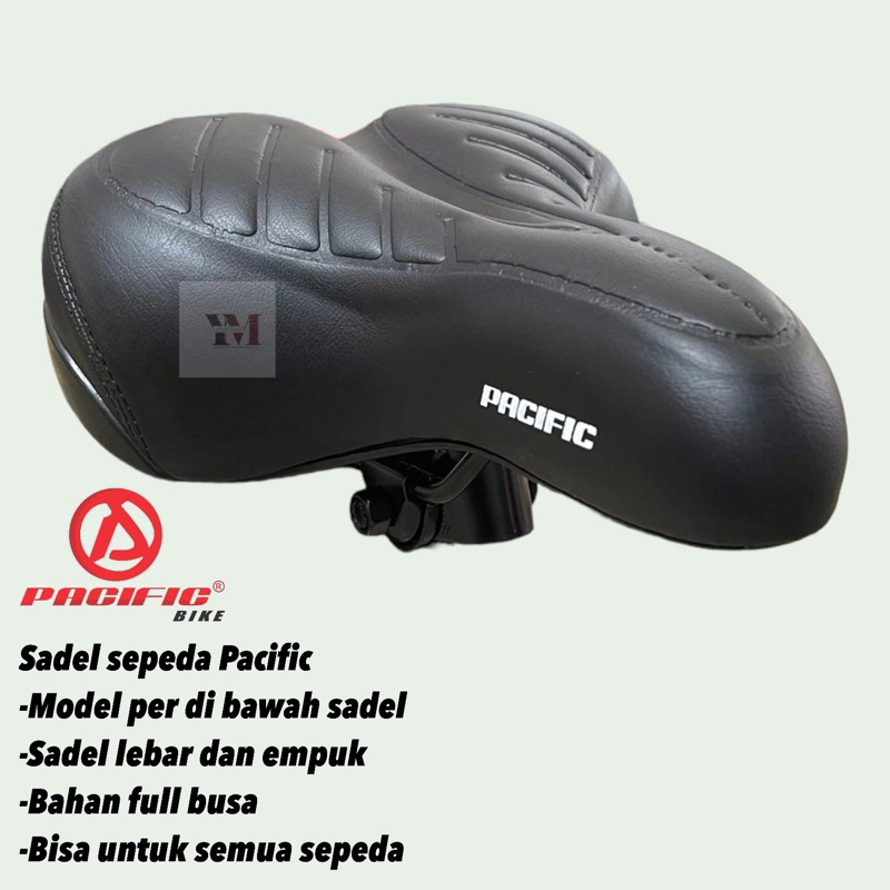 Sadel sepeda mini mtb lebar dan empuk PACIFIC,Odesy