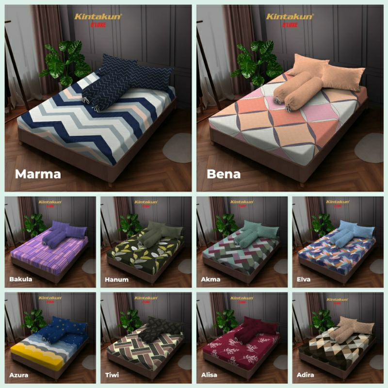 SPREI kintakun d'luxe QUEEN SIZE 160x200 TINGGI 30 CM