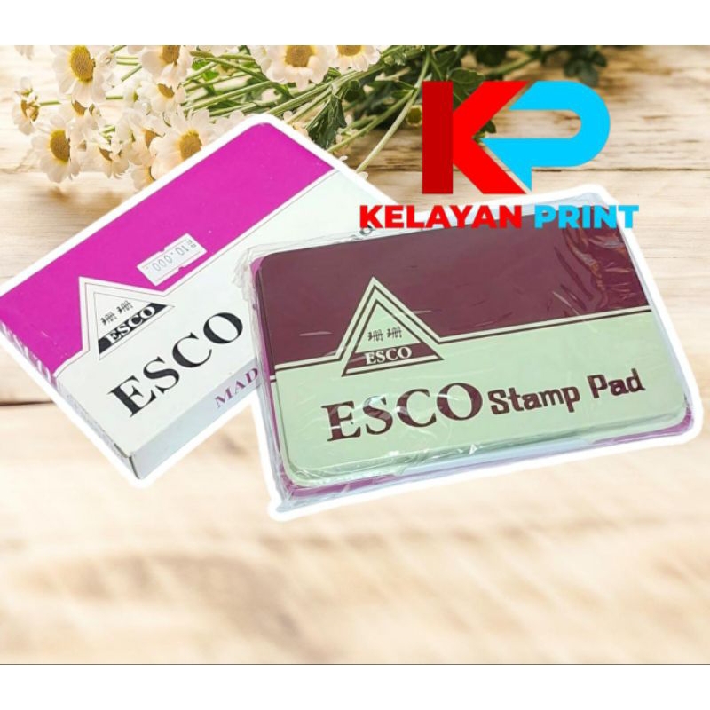 

STAMP PAD ESCO (SUDAH ADA TINTA NYA ) WARNA VIOLET