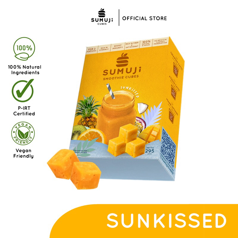 

Frozen Smoothie Cubes - SUNKISSED (No Blender Needed)