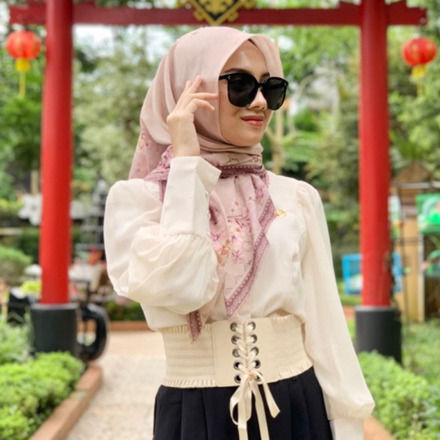 Fionnuala voal ultrafine/segiempat motif/lasercut voal