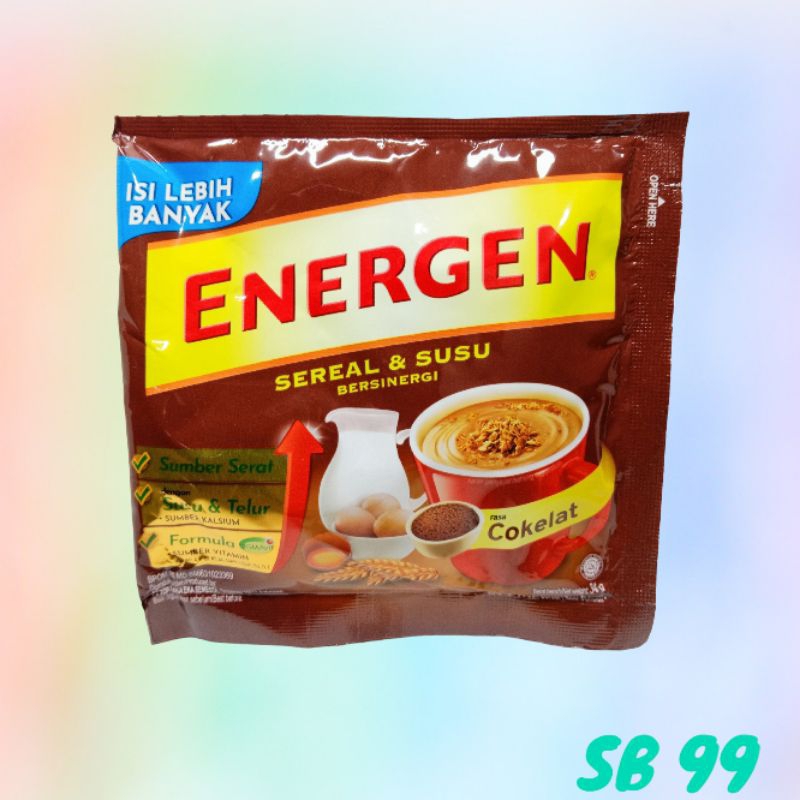 

Energen coklat renteng isi 10 sachet x 34gr