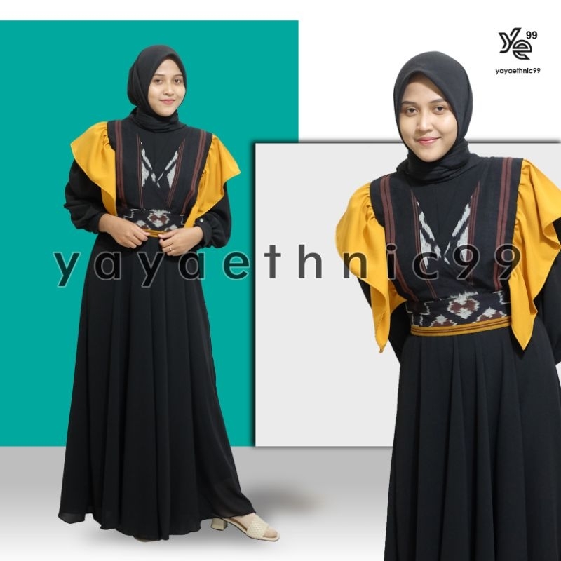 [READY STOK] Outer korean cute, atasan wanita tenun, top busana wanita, outer tenun troso ethnic