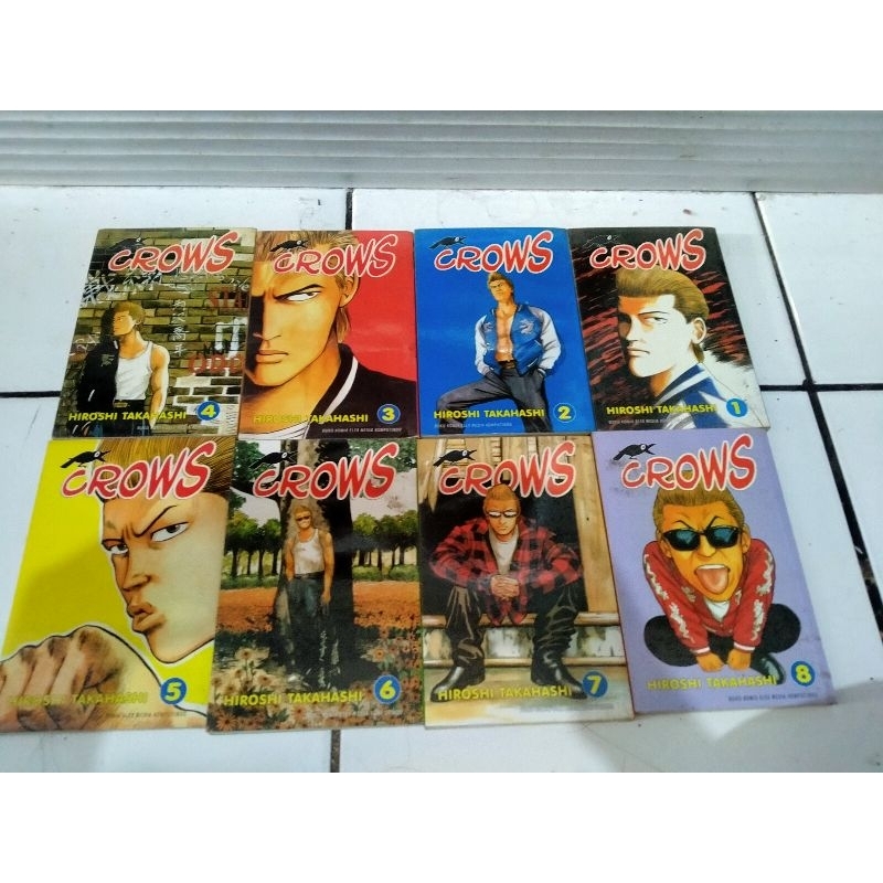 paket komik crows 1-8