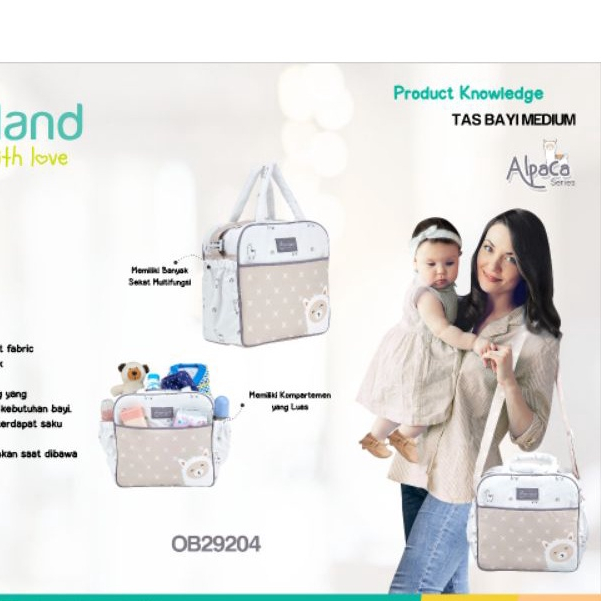 Omiland Tas Bayi Kecil Alpaca Series - ALD