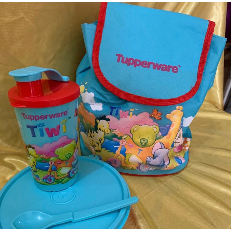 tempat makan anak tupperware set tiwi