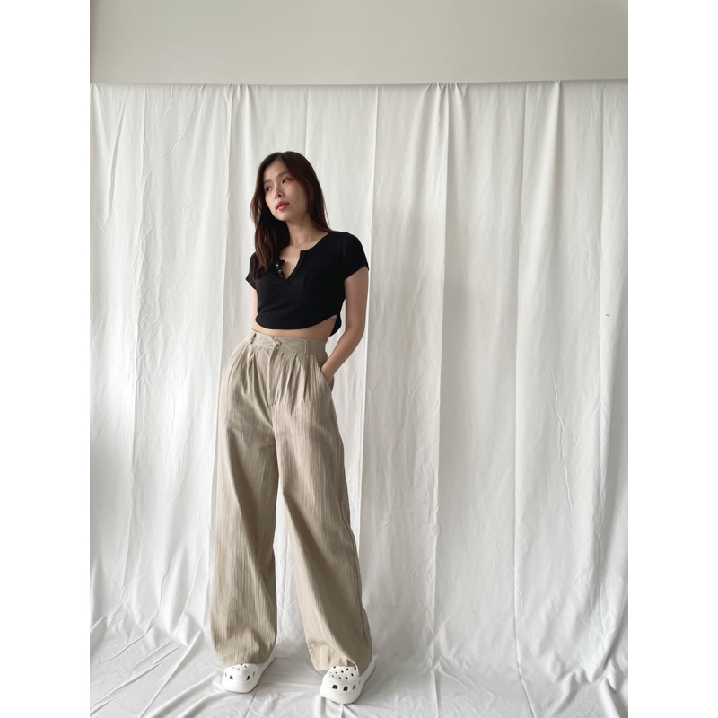 Abel Cullote Cargo Linen Pants