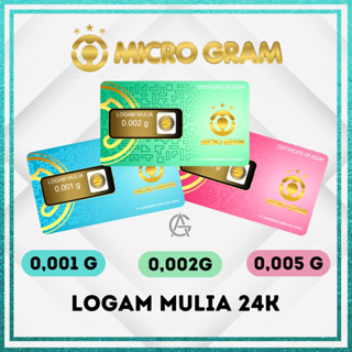 Image of MICRO GRAM Emas murni 24 karat 0.001gr / 0.002gr / 0.005gr mini gold