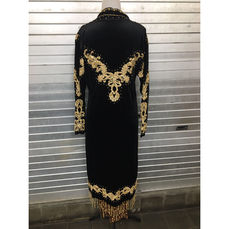 Kebaya pengantin kutubaru/kebaya tunik bludru