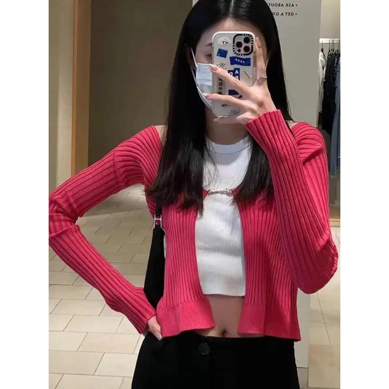 DAIRI KNIT BAJU RAJUT TALI RANTAI DEPAN