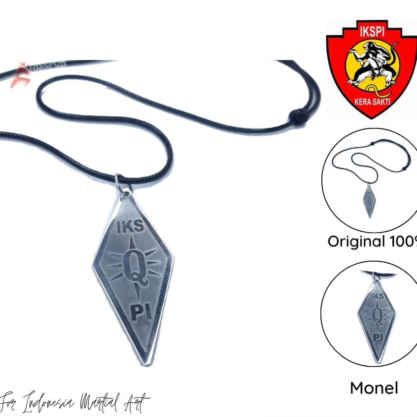 【X】Kalung ikspi - kalung titanium - kalung monel - kalung tali korea - kalung choker - kalung terbar