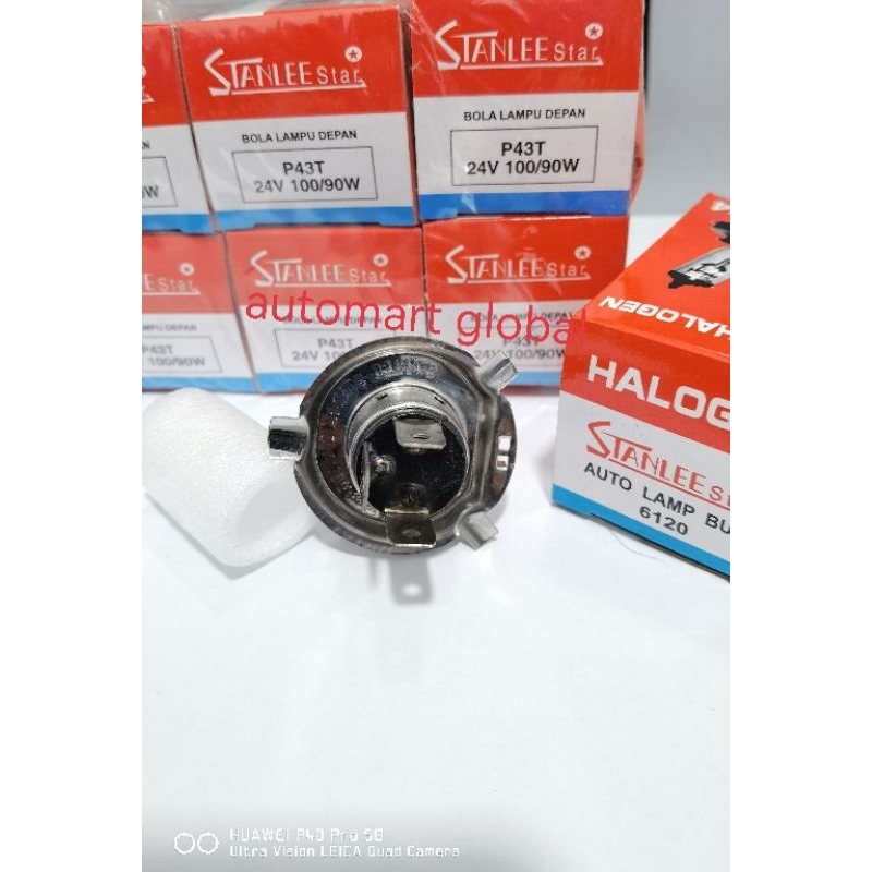 bola lampu halogen h4 24v 100/90 Watt stanley star