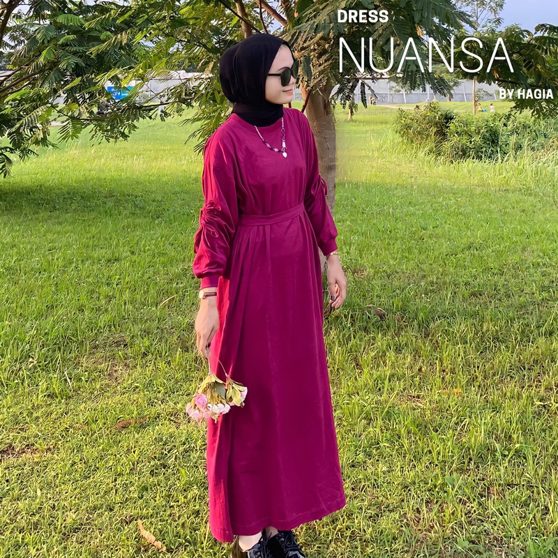 NUANSA DRESS BY HAGIA | dress super nyaman dan mewah