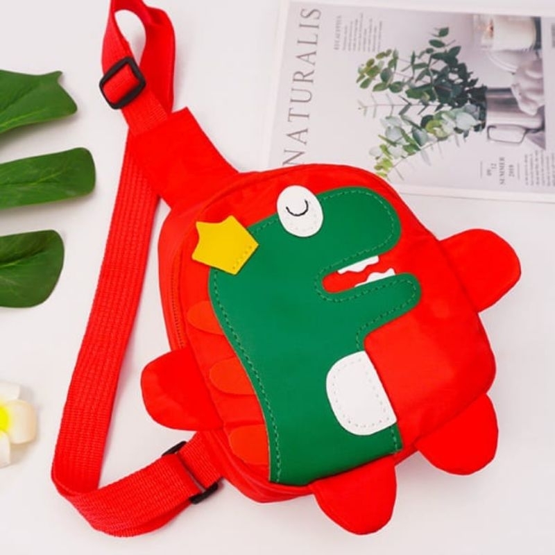 Tas Dada Anak Dinosaurus / Tas Selempang Anak Unisex