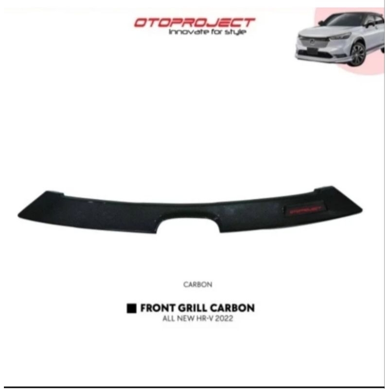 Front Grill Depan All New HRV 2022 Mugen Carbon