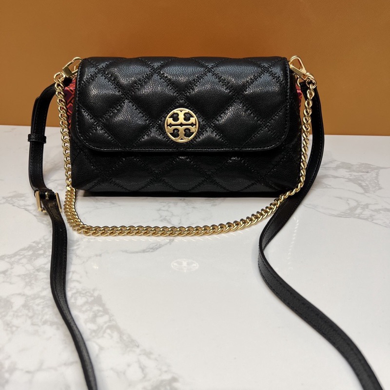 Tory Burch New Willa Baguette Underarm Messenger Bag TB 87860