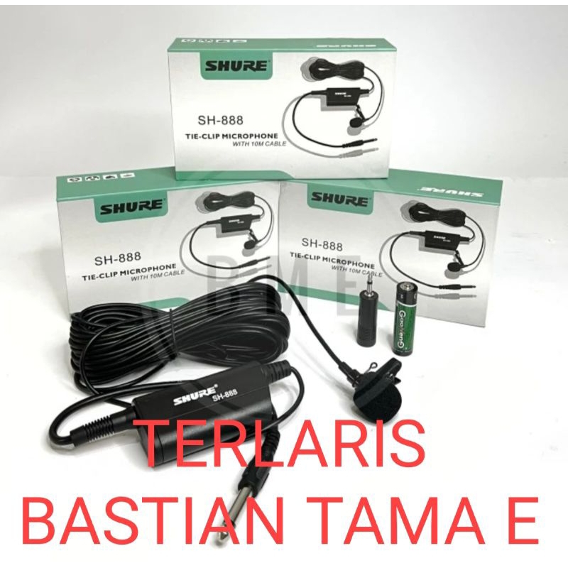 Mic jepit Mic bando mic headset super peka cocok untuk imam masjid imam tarawih SH 888