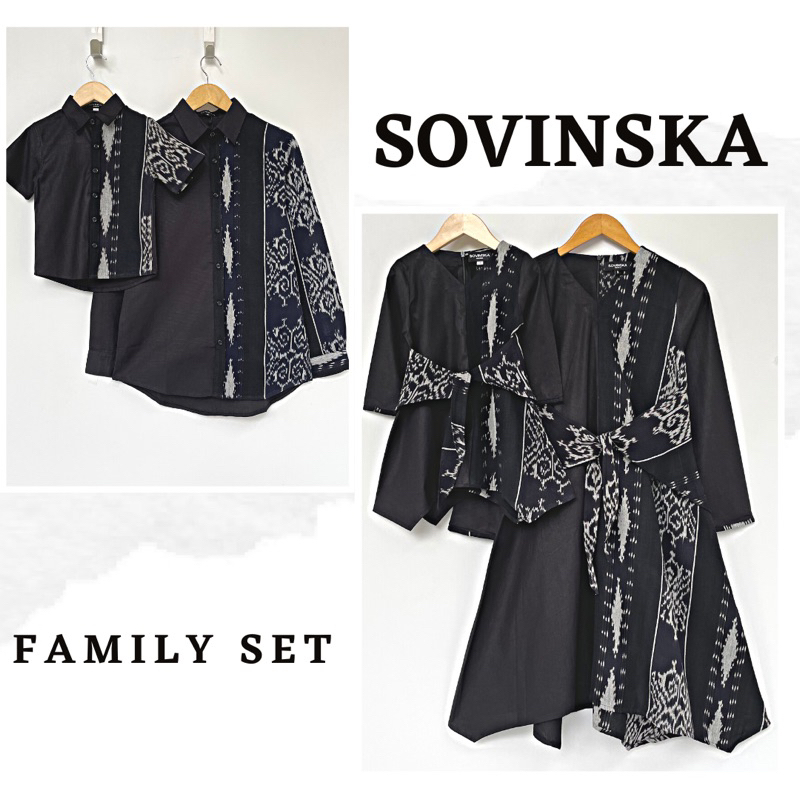 Sovinska set couple/Baju couple dewasa &amp; anak/Sarimbit keluarga