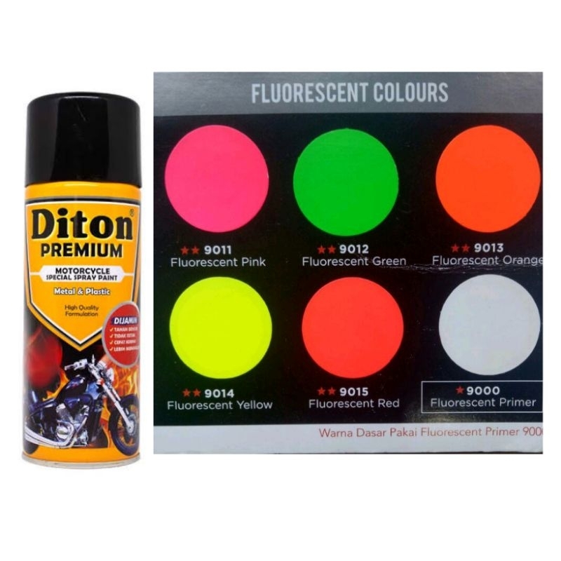 cat semprot Pilok Pilox Cat Diton Premium stabilo merah hijau kuning oren pink green yellow red pink 400cc