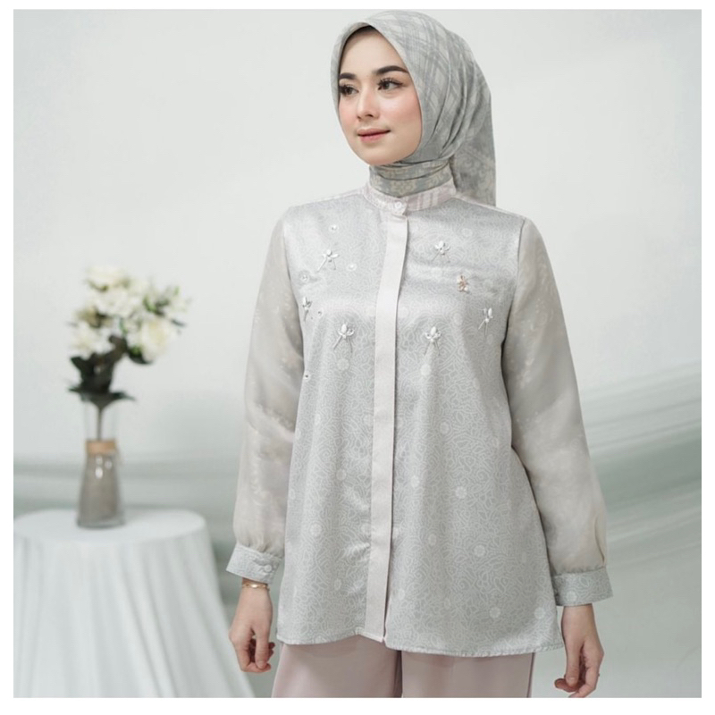 LANGKISAU TOP OLIVE BY JAMILA HUMAILA