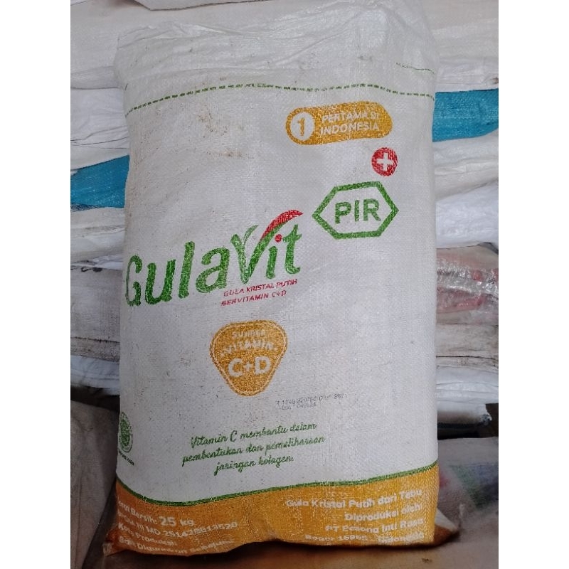 Karung Bekas Gula 25kg & 50kg Merek Gula Vit ( Minimal Order 30pcs )