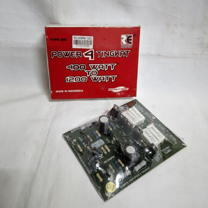 Kit Power Amplifier 4 Tingkat 400 Watt to 1200 Watt RANIC Type 320