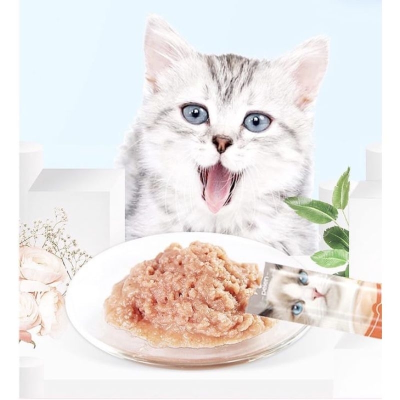 GPSS- PEIEN CREAMY SNACK KUCING Basah 15gr Bergizi Penggemuk Kucing Snack Kucing Kitten Adult Cemilan Kucing Bio Snack Kucing Snack Kucing Kering Snack Kucing Meo Camilan Kucing Snack Hewan Sosis Kucing Sosis Anjing Vitamin Kucing