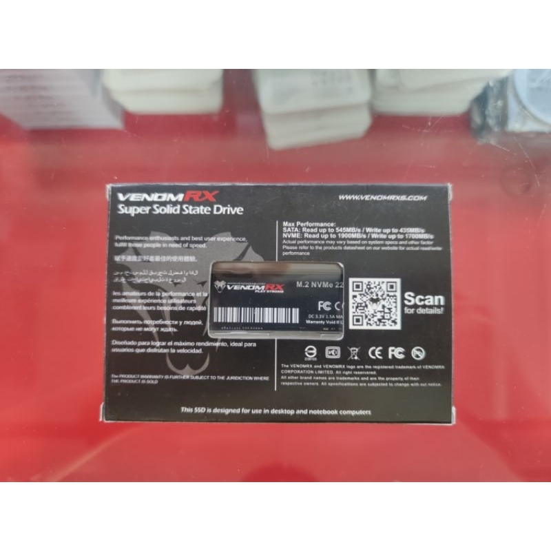VenomRX M2 SSD 2280 NVME 1.3 512GB