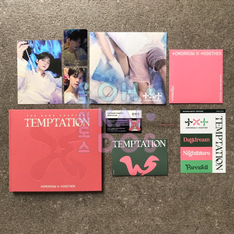 TXT - TNCT Nightmare Album Yeonjun Set | tomorrow x together temptation ktown4u soobin taehyun beomg