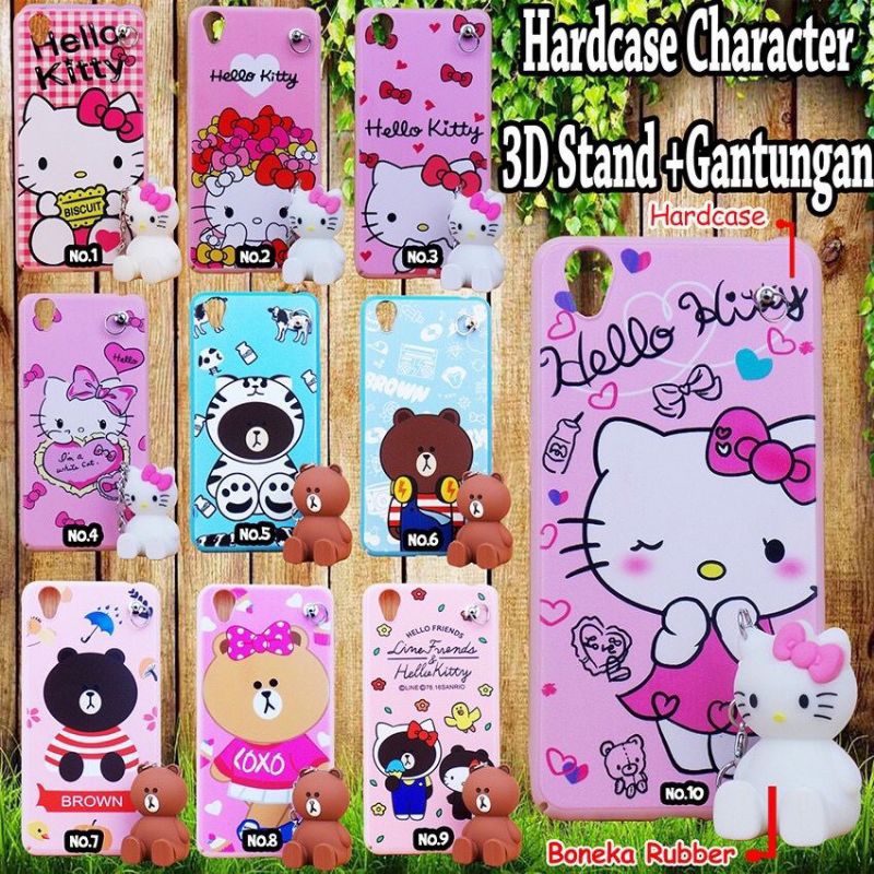 Case Boneka 3D Plus Gantungan For Hp Oppo F3 #case #casehp #caselucu #casemurah