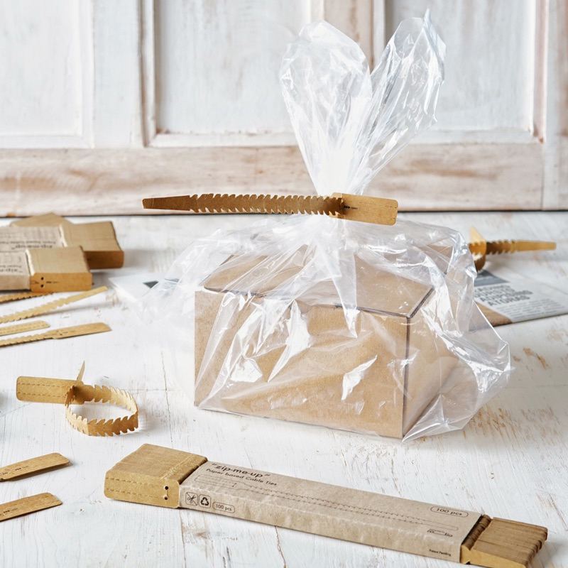 

Paper Cable Tie - Eco Friendly 100pcs