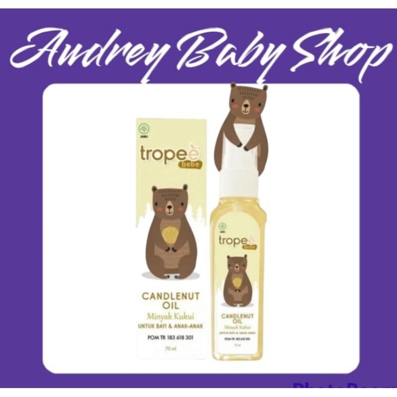 Tropee Bebe Candlenut oil/minyak kukui / Minyak kemiri EXP JUNI 2025