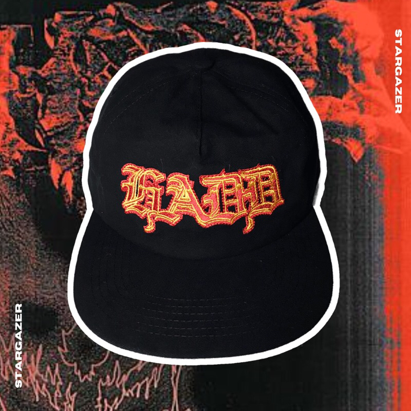 (NEW) Topi Hadd Band - Logo Orange Classic Snapback - Black Original