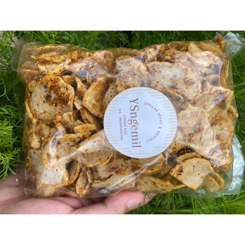 

basreng pedas daun jeruk 250gr