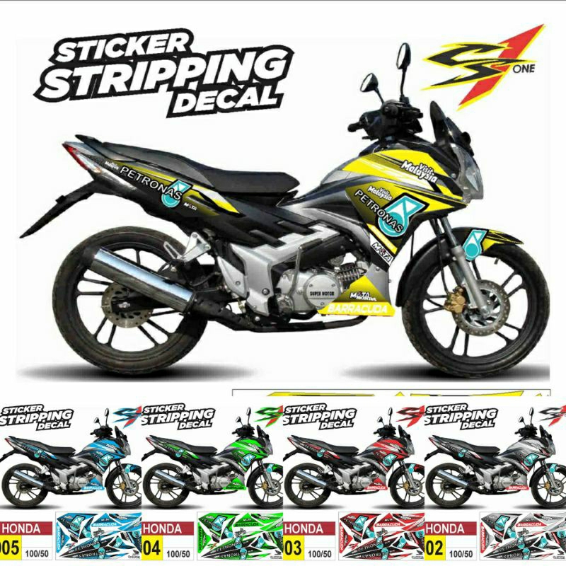 (Bisa COD) striping stiker decal Honda CS1 variasi full body sticker aksesoris eksterior motor CS1 O